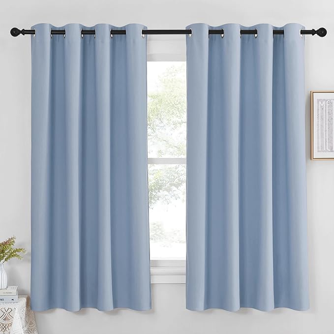 NICETOWN Blackout Curtain Panel 63 inch Long by NICETOWN