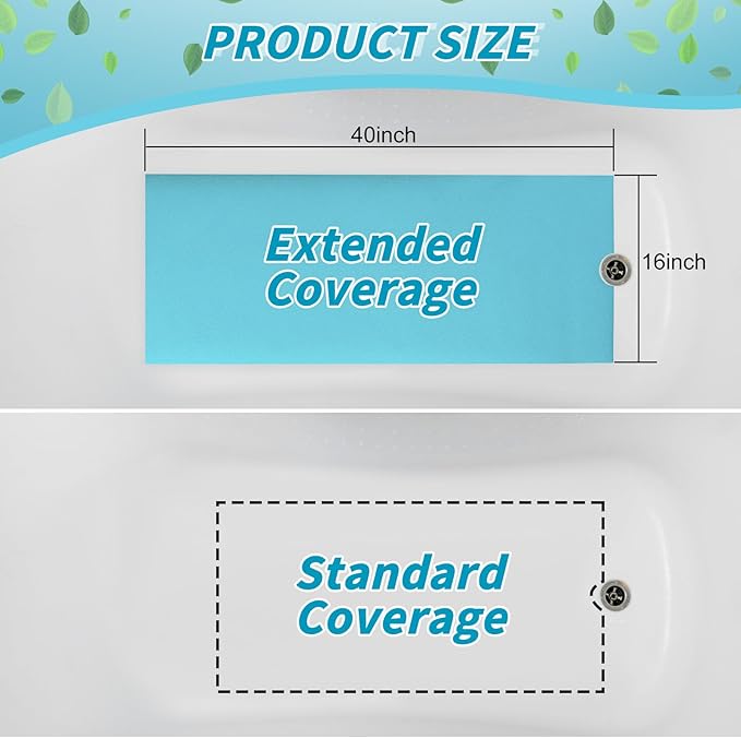 16" x 40" Non Slip Bathtub Mat - Image 3