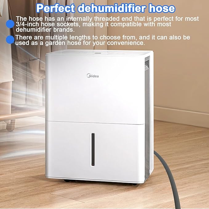 Dehumidifier Drain Hose 3/4 Inch FHT Connection, - Image 6