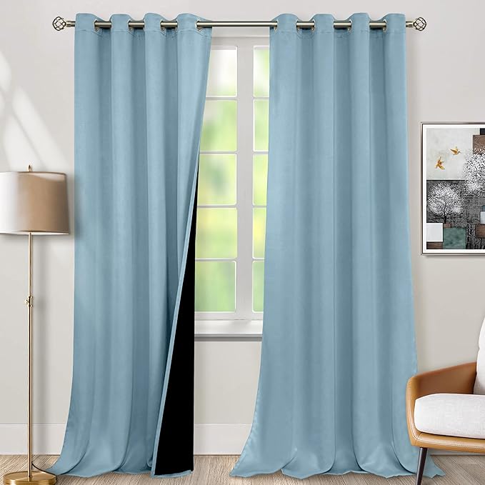 BGment Blackout Curtains 95 Inches Long 2 Panels Set by BGment