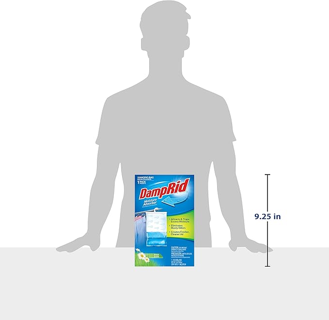 DampRid FG80 Fresh Scent Hanging Moisture Absorber - Image 9