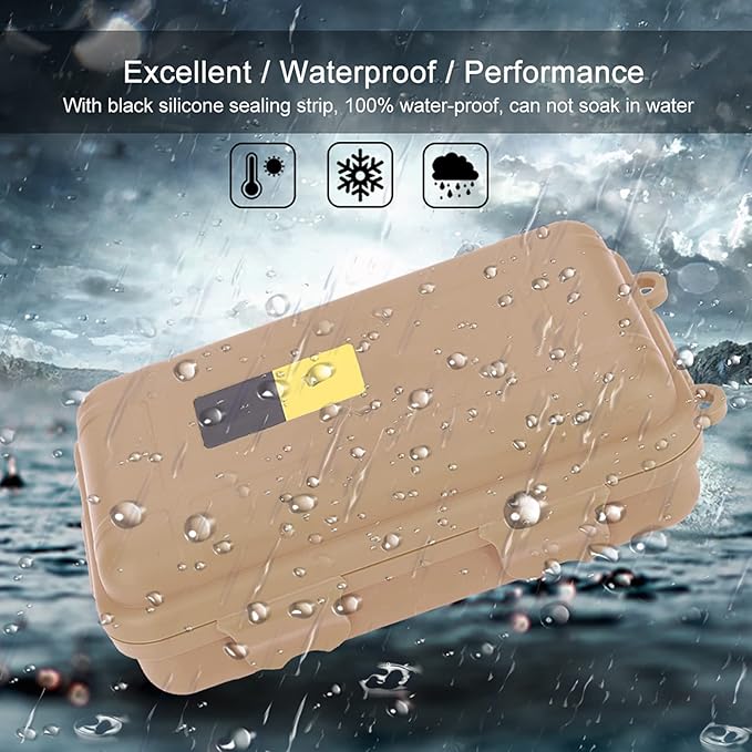 Water - Tight Storage Box | EDC Outdoor Survival Container - Image 7