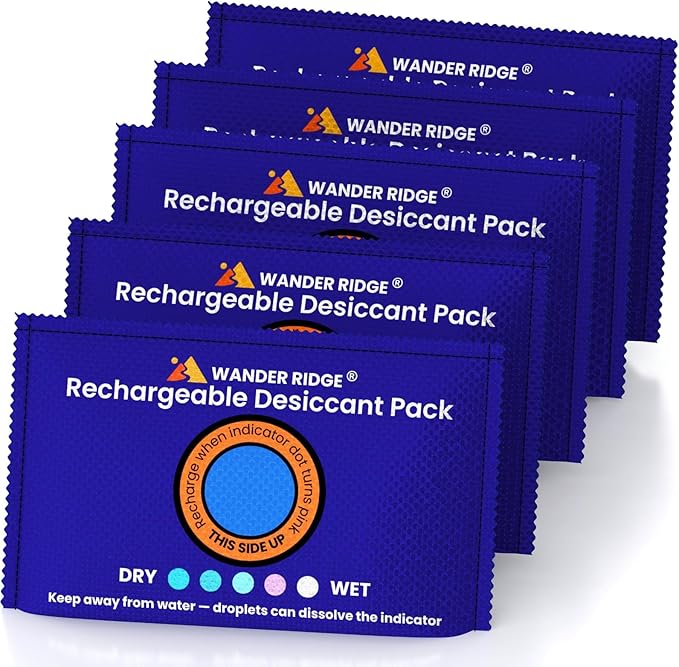 100g Rechargeable Desiccant Packs – Reusable Silica Gel Moisture Absorber by Unknown