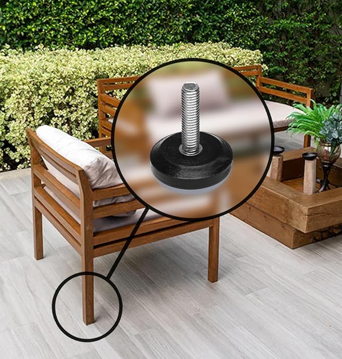 Slipstick Gorilla Outdoor Adjustable Furniture Levelers Weatherproof Screw in - Image 3