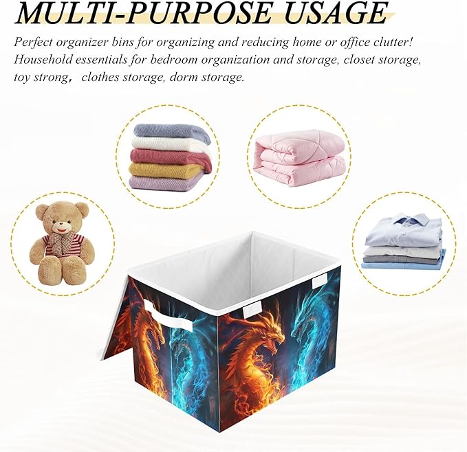xigua Fire and Ice Dragon Storage Bins - Image 7