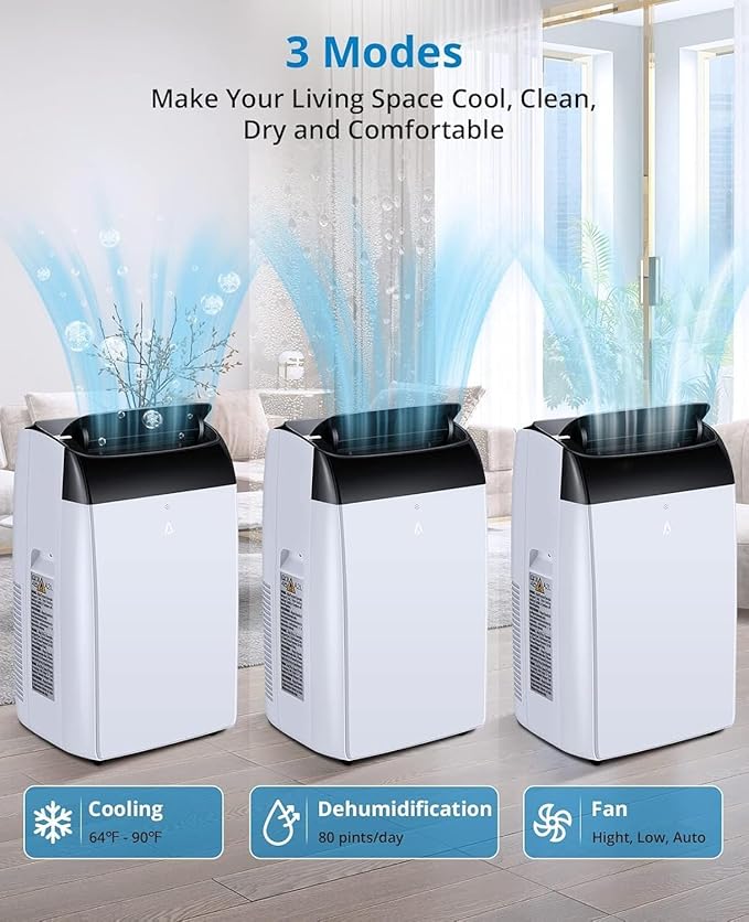 GAOMON 14000 BTU Portable Air Conditioners - Image 3