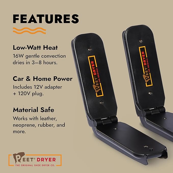 PEET, GO! Portable 2-Shoe Dryer, Electric Boot Dryer - Image 4