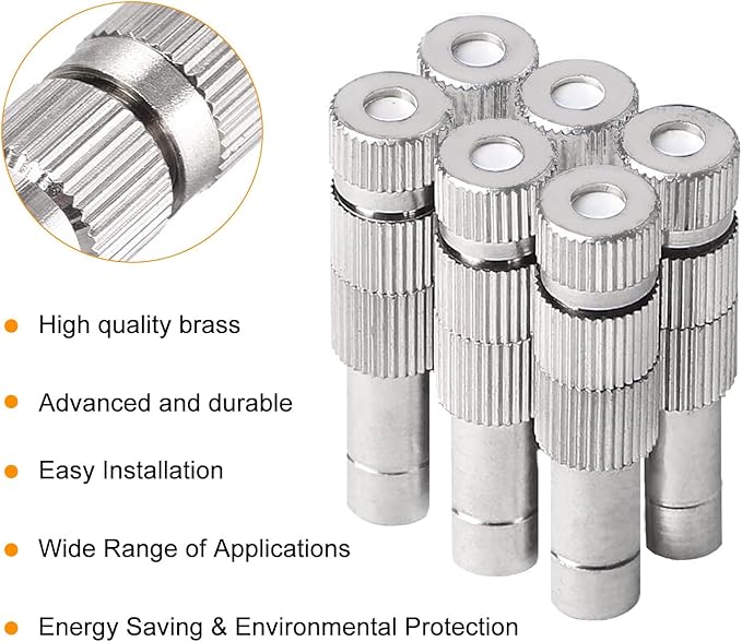 20pcs Brass Mister Nozzles, 6mm Misting Nozzles - Image 5
