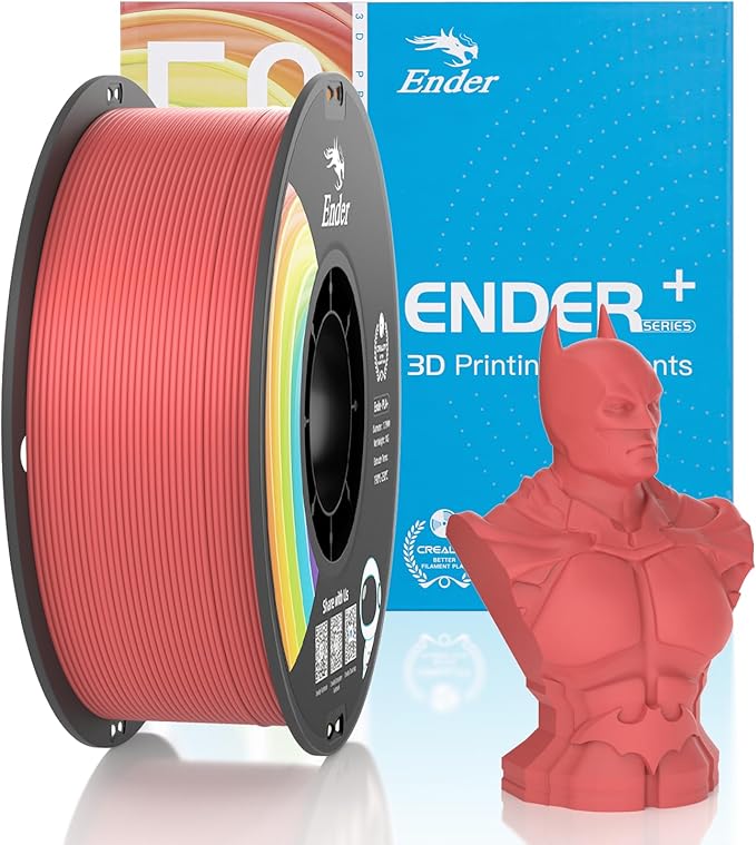 Official Creality PLA Filament Pro Red, 1.75mm 3D Printer Filament, Ender PLA + by Creality