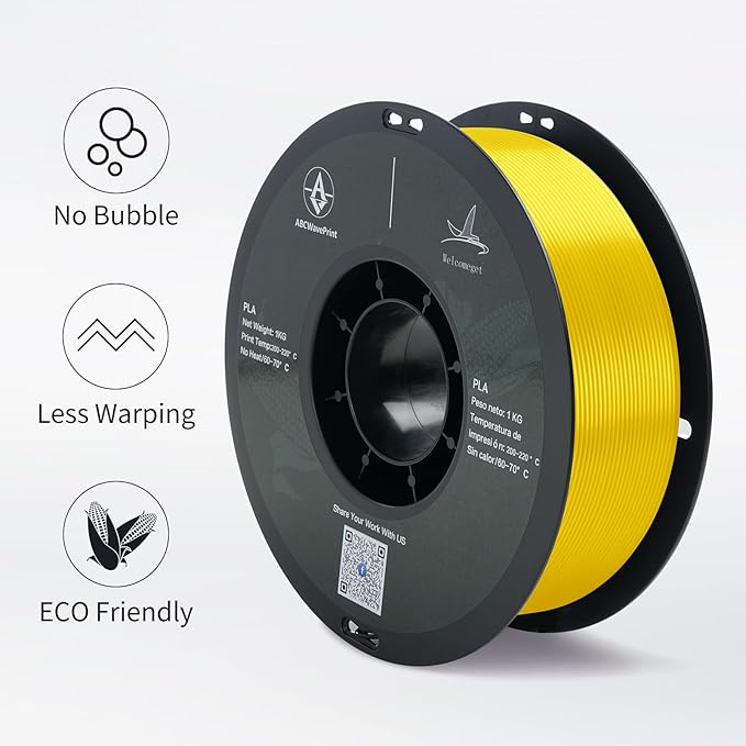 PLA 3D Printer Filament, Dimensional Accuracy +/- 0.02 mm, 1 kg Spool, 1.75 - Image 3