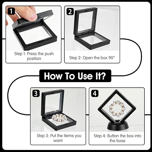 4PCS Quarter Display Case, Floating Display Case - Image 3