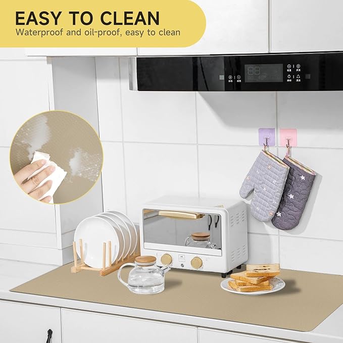 WochiTV Adhesive Shelf Liner 30 X 240 Inches Peel and Stick Kitchen Liner - Image 7