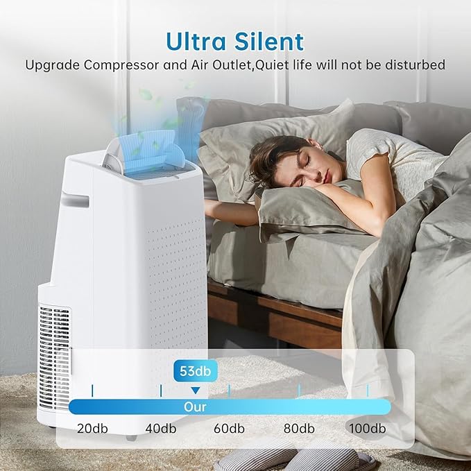 15000 BTU Portable Air Conditioners, 3-in-1 Cooling AC Unit w/Dehumidifier & - Image 4
