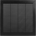 12" x 12" Square Air Vent Cover – Black Plastic Vent Deflector by Unknown