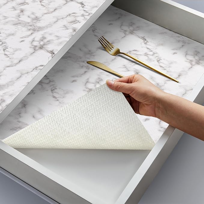 COAVAS Shelf Liner for Cabinets & Drawers Non Slip, No Adhesive Drawer Liners by Coavas