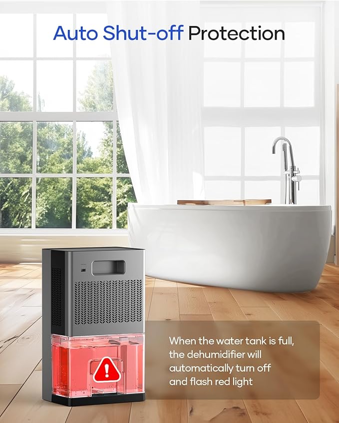 Dehumidifier, 95 OZ Water Tank Dehumidifiers - Image 6