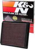 K&N High-Flow Original Lifetime Engine Air Filter: Increase Power: Premium by KNEngineeringInc