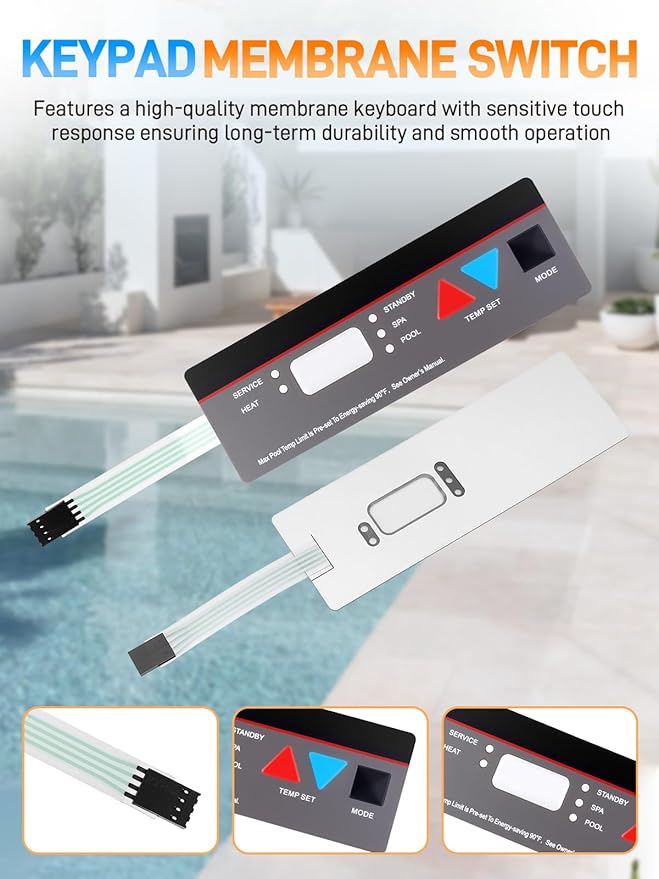 IDXL2DB1930 Display Board with Control Panel Keypad Membrane Assembly - Image 4
