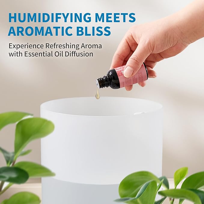 Clarston Humidifiers for Bedroom, 2.5L Cool Mist Humidifier - Image 5