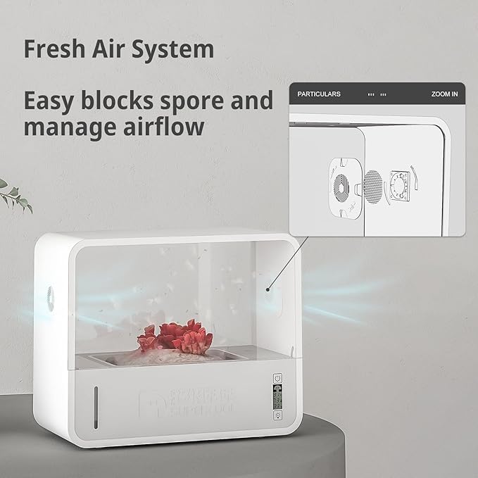 Mushroom Grow Box with LCD Display and LED Grow Light, Smart Mushroom Growing - Image 4