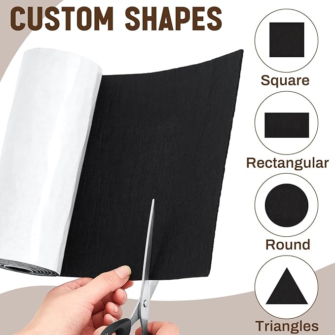 Large Felt Furniture Pads 5 x 60 Inch Non Slip Self Adhesive Heavy Duty - Image 4