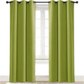 NICETOWN Curtain Blackout Drape Panel, Single Panel, 34 x 84 inch, Fresh Green by NICETOWN