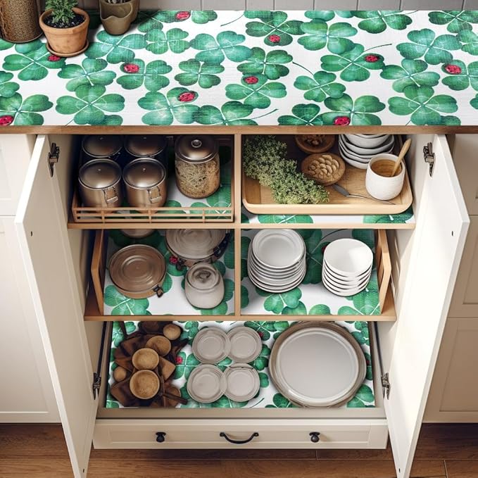 12" W x 120" L Floral Drawer and Shelf Liner - Image 8