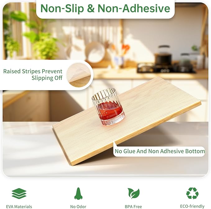 Shelf and Drawer Liner for Kitchen Cabinet, Non-Adhesive 12in x 360in - Image 2