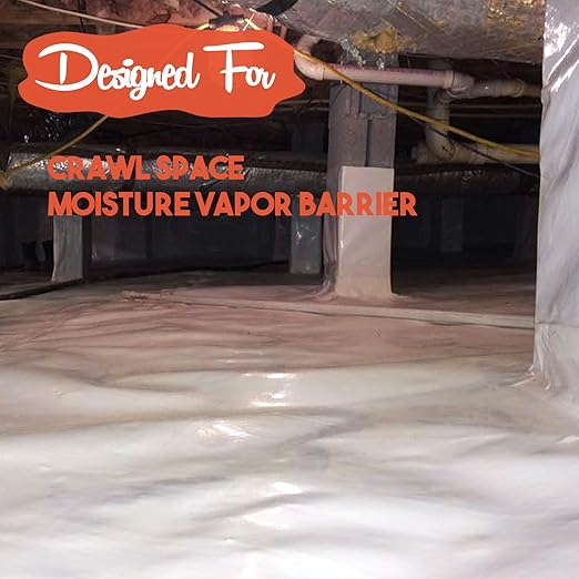 White Vapor Barrier Tape, 3 Inch x 180 Feet Moisture Barrier Seal Tape - Image 6