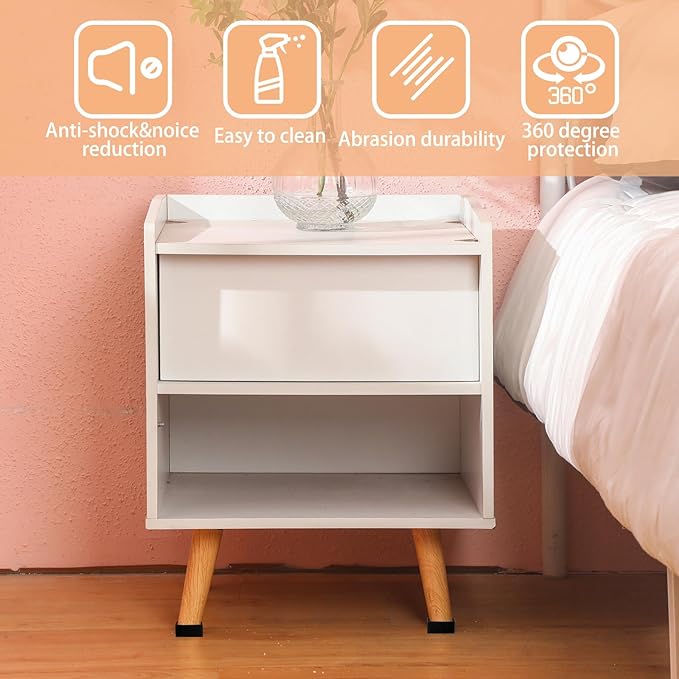 8pcs Rubber 2x4 Wood Post End Cap Rectangle Furniture Leg Caps Black Chair - Image 6