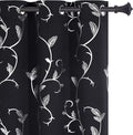 BUHUA Blackout Curtain for Living Room, Grommet Top Black Out Drape by BUHUA