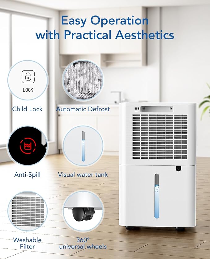 2500 Sq.Ft Dehumidifier for Basement - Image 6