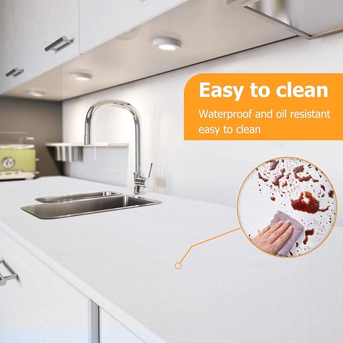 Viseeko Shelf and Drawer Liner for Kitchen Cabinet, Non-Adhesive Cabinet Liners - Image 3