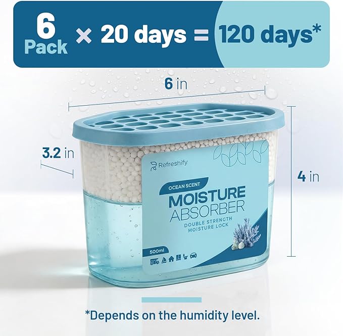 Premium Moisture Absorbers and Dehumidifier Tubs – High-Efficiency Closet - Image 8
