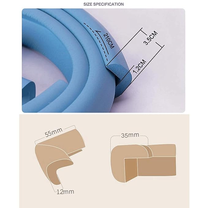 M2cbridge L Shape Extra Thick Furniture Table Edge Protectors Foam) - Image 3