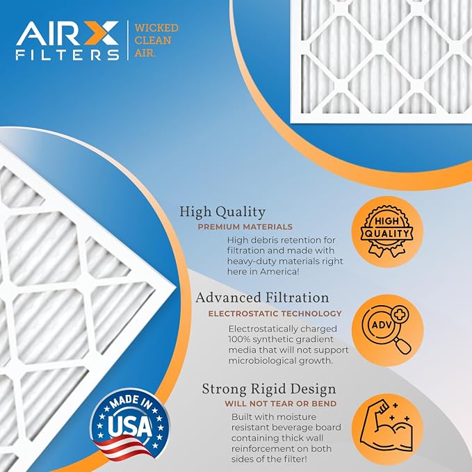 AIRX FILTERS WICKED CLEAN AIR 16x22x1 MERV 11 Electrostatic Pleated Air - Image 4