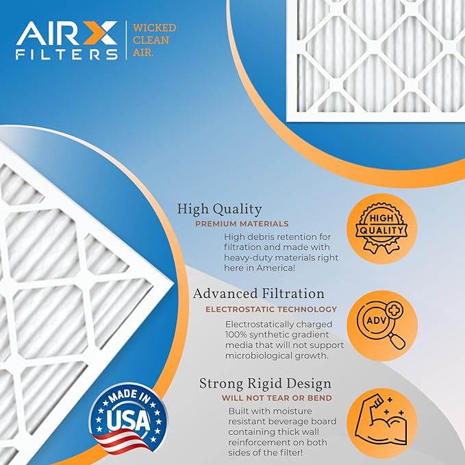 AIRX FILTERS WICKED CLEAN AIR. 14x20x2 Air Filter MERV 11 Electrostatic Pleated - Image 4