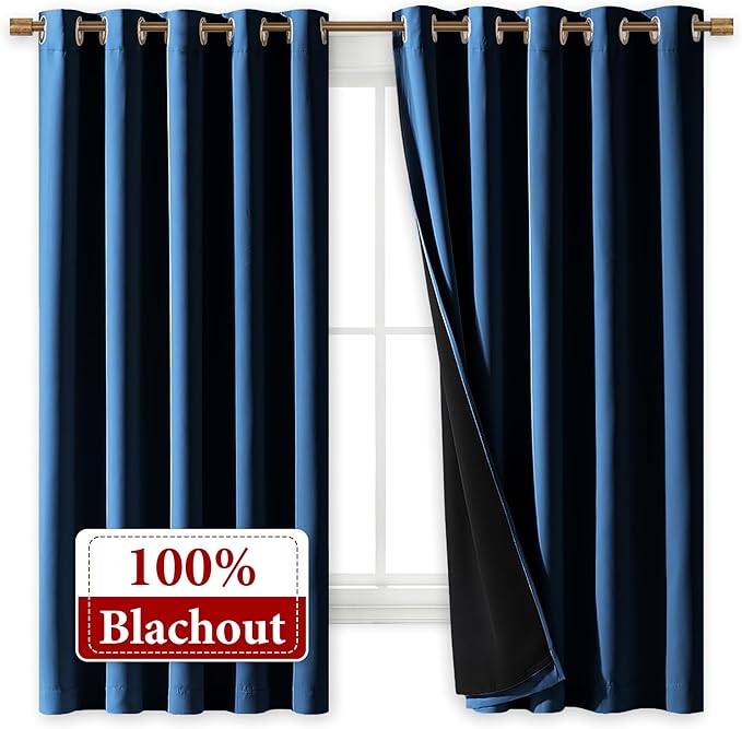 NICETOWN 100% Blackout Curtains - Image 2