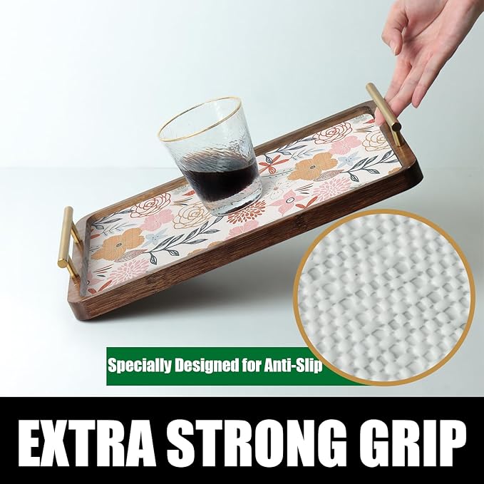 Simple Non-Slip Shelf Liner, Non-Adhesive and Strong Non-Slip Floral Shelf - Image 5