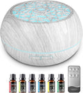 550ml Large Capacity Essential Oil Diffuser 6 Essentil Oil Set Aromatherapy by Unknown