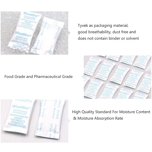 Silica Gel Packets, 0.5 Gram 600 Silica Packets, Food Grade Dessicant, - Image 7