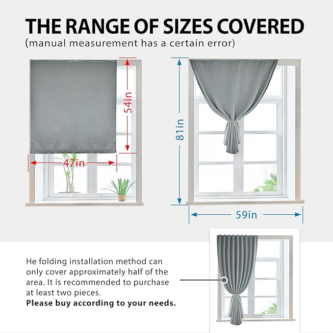 Magic Tape Stick on Portable Curtains - Image 3
