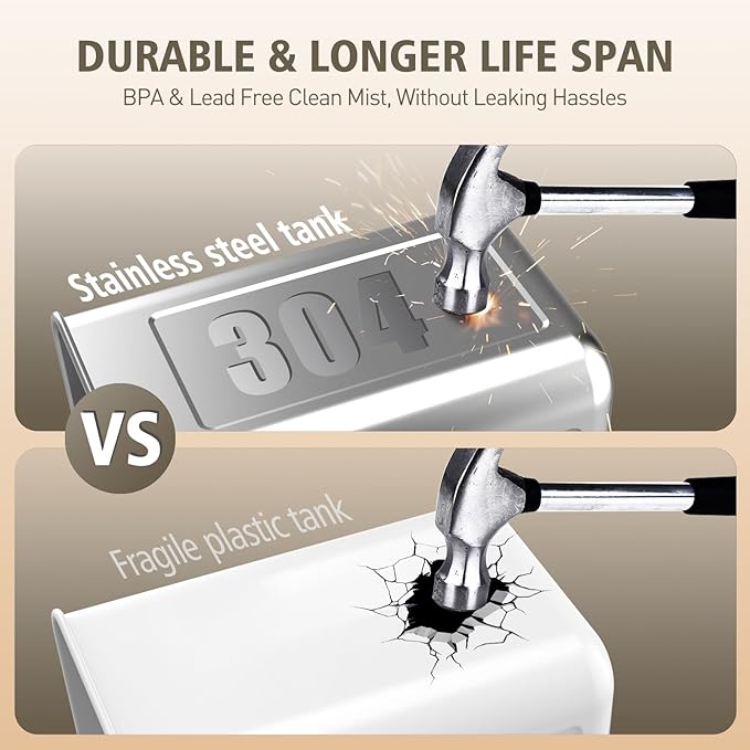 Stainless Steel Humidifier, Cool Mist Humidifiers - Image 5