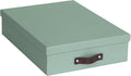 Bigso Oskar Canvas Fiberboard Document Letter Box by Bigso