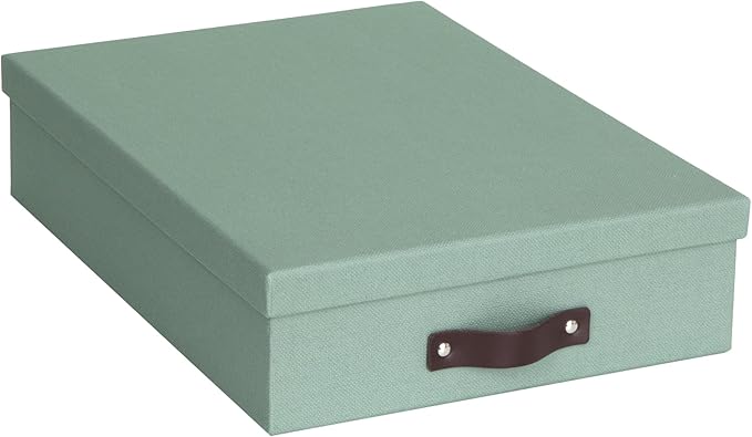Bigso Oskar Canvas Fiberboard Document Letter Box by Bigso