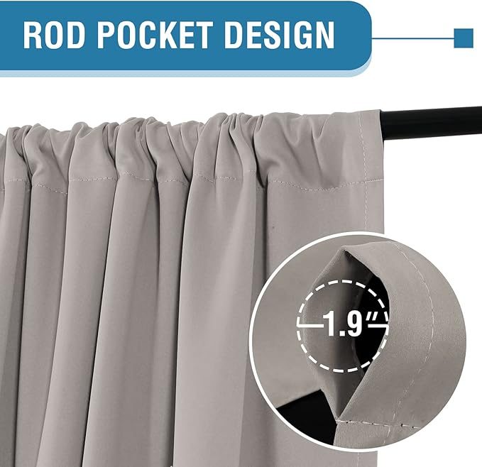 H.VERSAILTEX 100% Blackout Curtains - Image 3