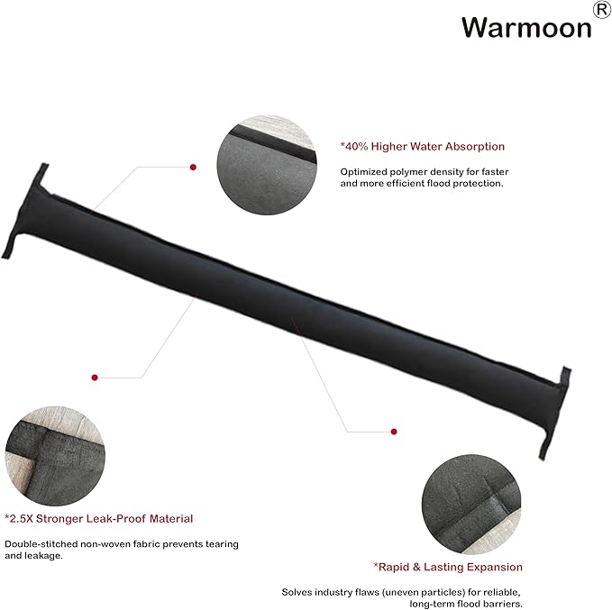 Warmoon 10ft Self-Absorbing Flood Barriers - Image 3