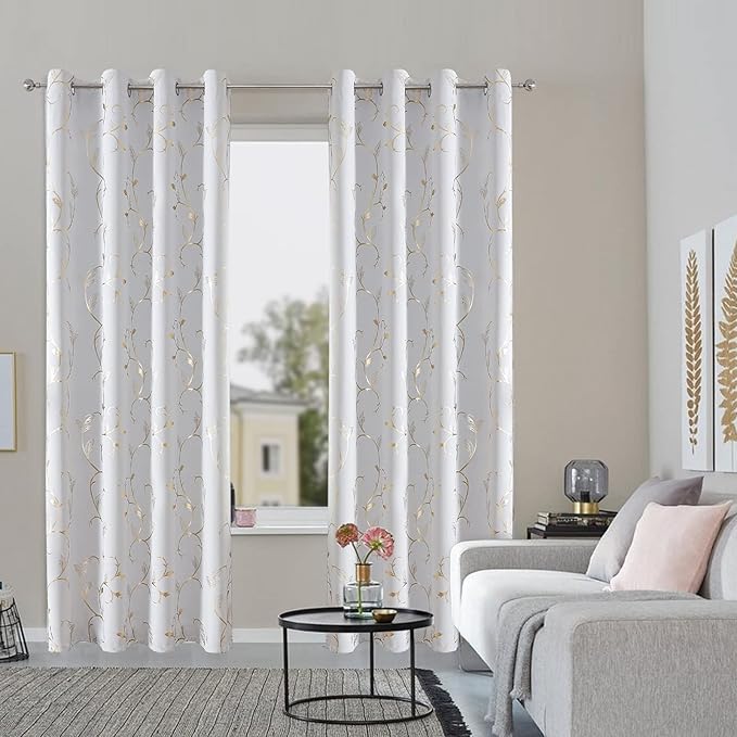 BUHUA Blackout Curtains 108 Inches Length, Room Darkening Curtains - Image 7