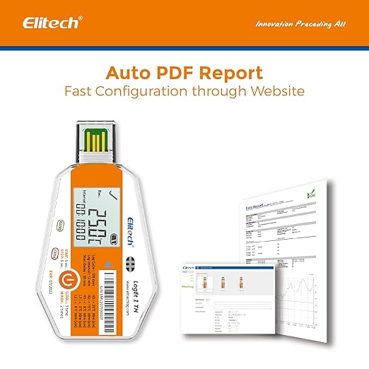 Elitech WHO PQS Certificated Temperature Humidity Data Logger - Image 3