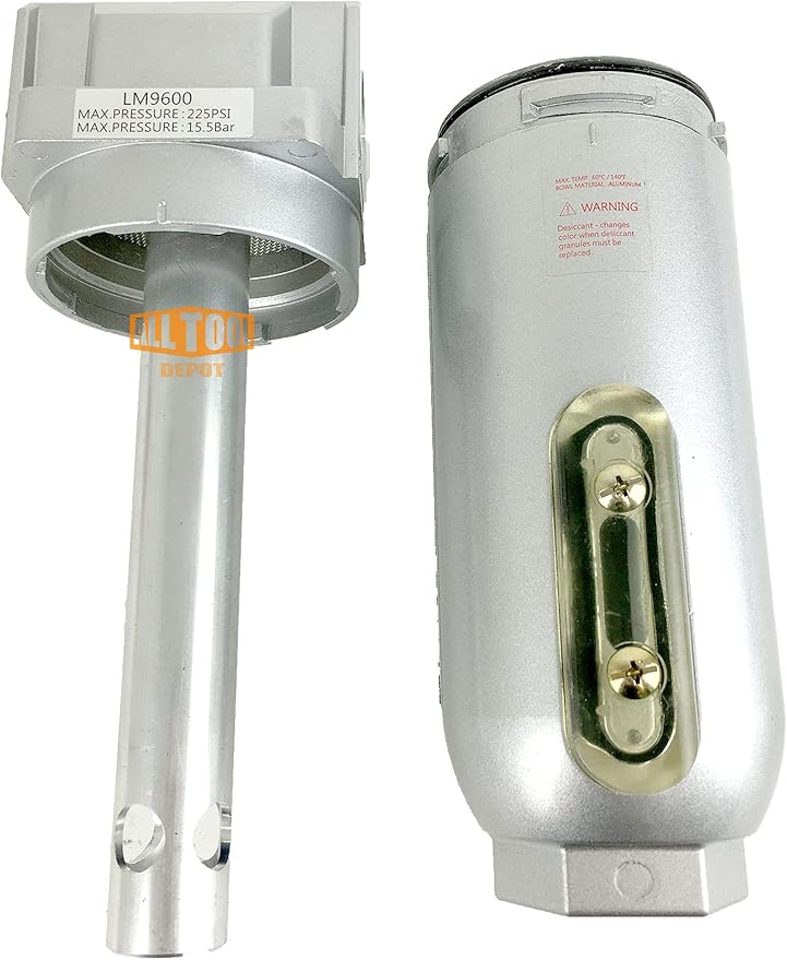 3/4" NPT Super Duty Compressed Air In Line Filter Desiccant Dryer Moisture - Image 5